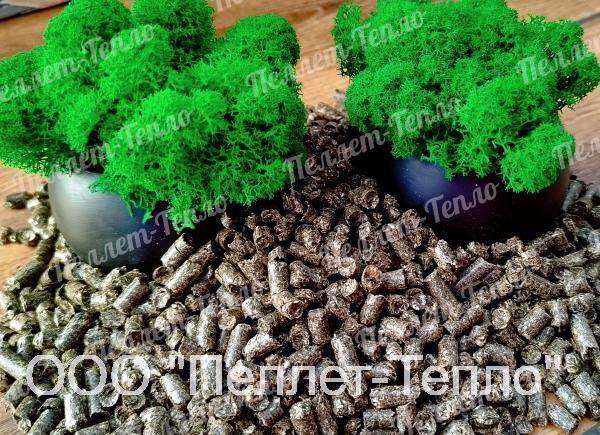 Пеллеты 8мм, зольность 2,5%