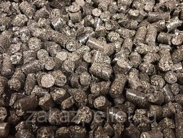 Пеллеты для топлива из лузги