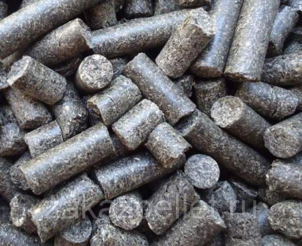 Пеллеты из лузги подсолнечника