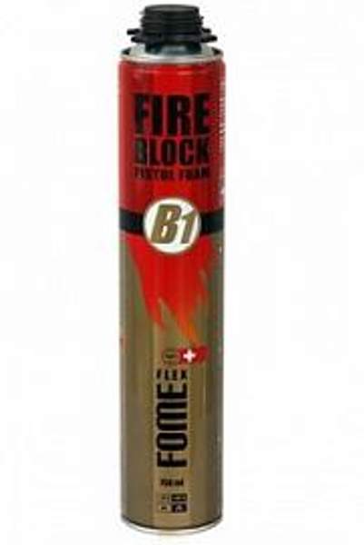 Пена монтажная огнестойкая профессиональная FOME FLEX FIRE BLOCK Pistol Foam