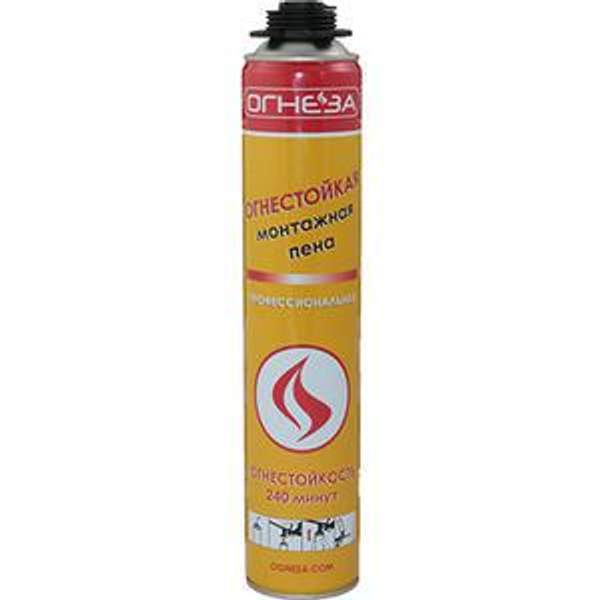 Пена монтажная огнестойкая профессиональная ОГНЕЗА