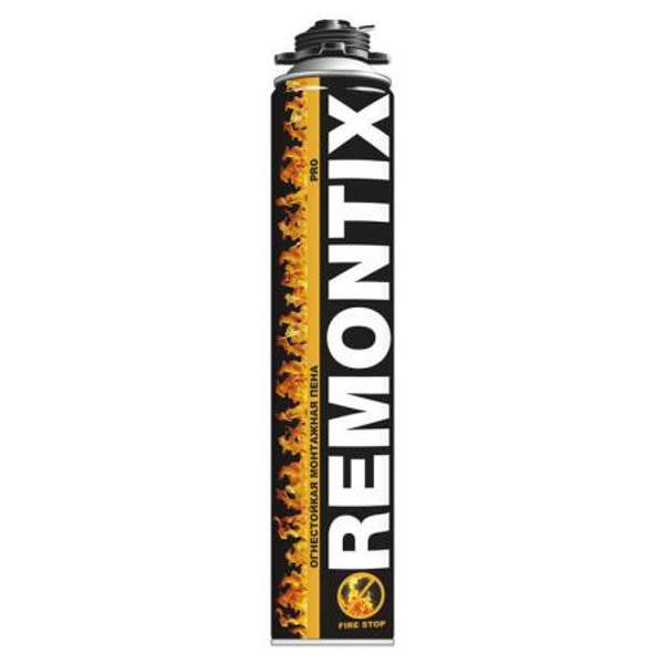 Пена монтажная огнестойкая "REMONTIX PRO" 750 мл.
