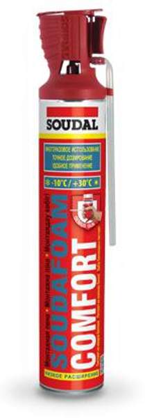 Пена монтажная Soudafoam Comfort с аппликатором Genius Gun