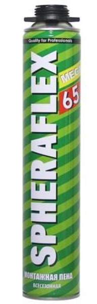 Пена монтажная SPHERAFLEX MEGA 65 PRO 850 мл