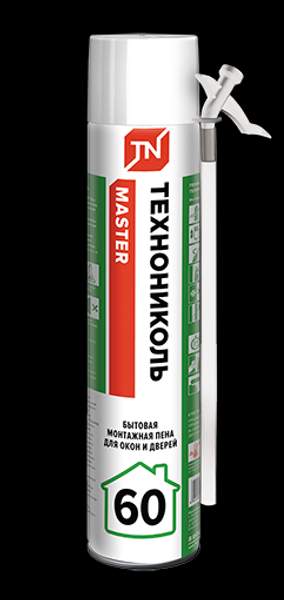 Пена монтажная ТЕХНОНИКОЛЬ MASTER 60 бытовая