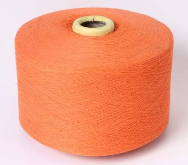 Перчатки Пряжа Нить Ne6s / 1 пряжа оранжевого цвета