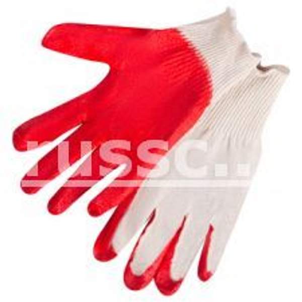 Перчатки рабочие ХБ с одинарным латексным покрытием Люкс