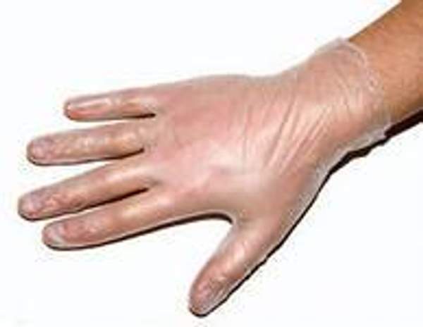 Перчатки виниловые L (упаковка 100 шт.) Wolf 905.1133