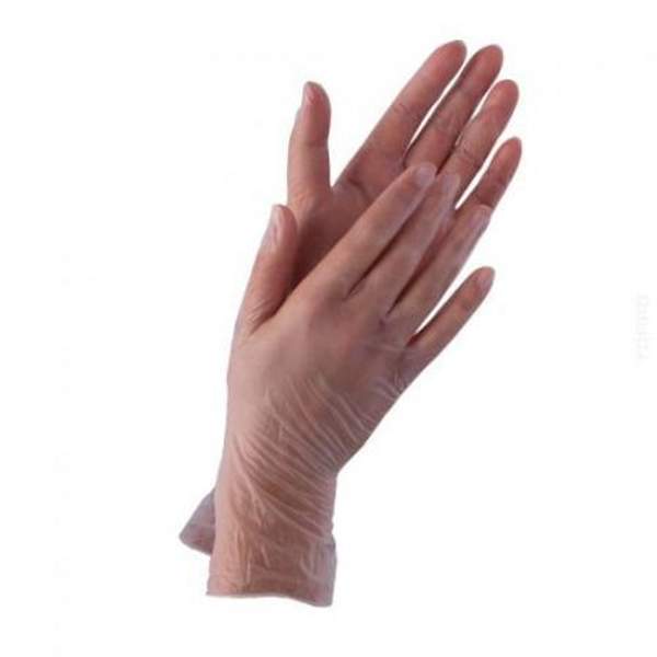 Перчатки виниловые неопудренные