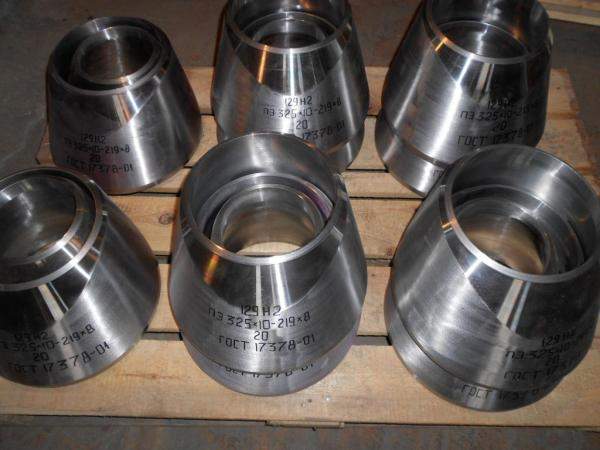 Переход; 630x10-530x10; концентрический; штампосварной; К48(09Г2С); разделка кромок; ТУ 24.20.40-017-32551486-2018; KCV не менее 27 Дж/см² при температуре минус 52°C; без термообработки