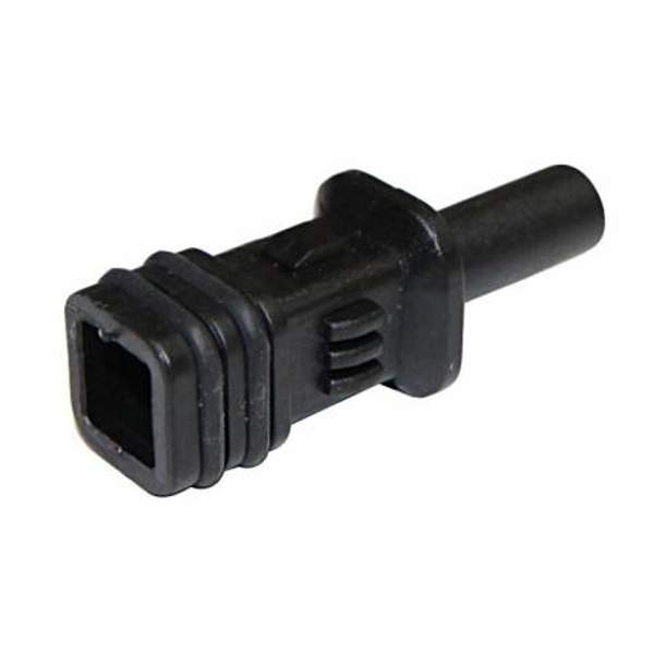 Переходник для квадратной трубы 22х22 мм на Ø 10 мм (внутренний) Комплект 10 шт