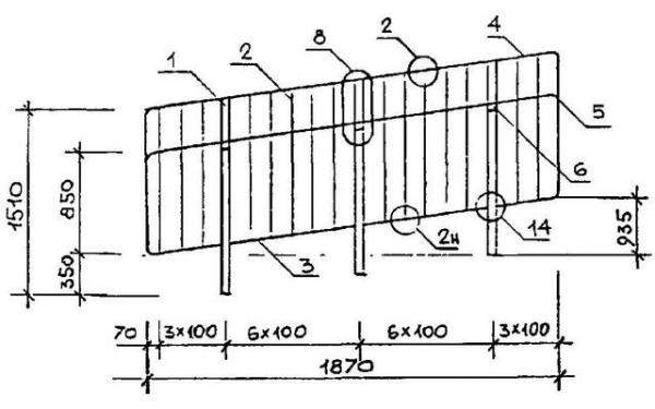 ПЕРИЛА ОМ-11-4 стальные ограждения лестниц