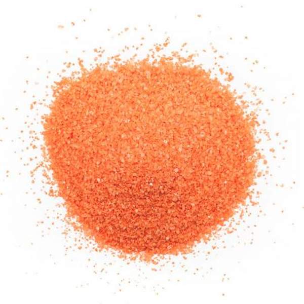 Песок для декор. работ (500гр), мелкий (0,5-1 мм) (п10 (125) оранжевый)