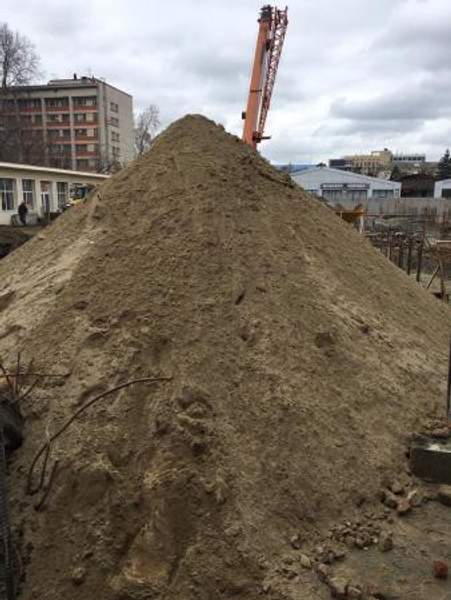 Песок для фундамента с поставкой