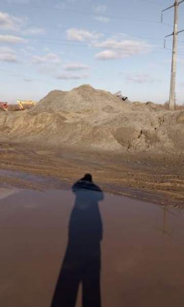 Песок карьерный мытый