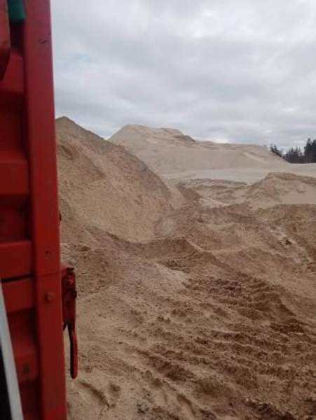 Песок карьерный строительный речной намывной