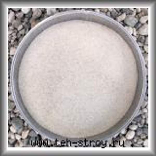 Песок кварцевый окатанный 0.1-0.5 (ВС-050-1) в мешках по 25 кг