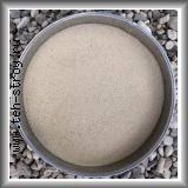 Песок кварцевый окатанный 0.1-0.63 в мешках по 25 кг