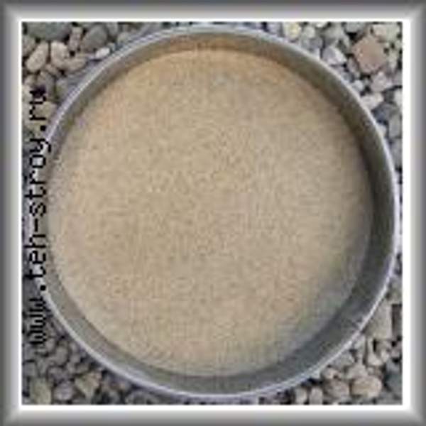 Песок кварцевый окатанный 0.5-1.0 в биг-бэгах МКР по 1 тонне