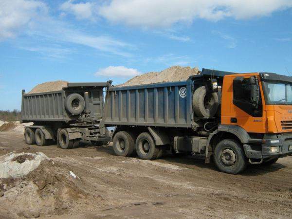 Песок намывной крупный на самовывоз.Карьер " Вещево".