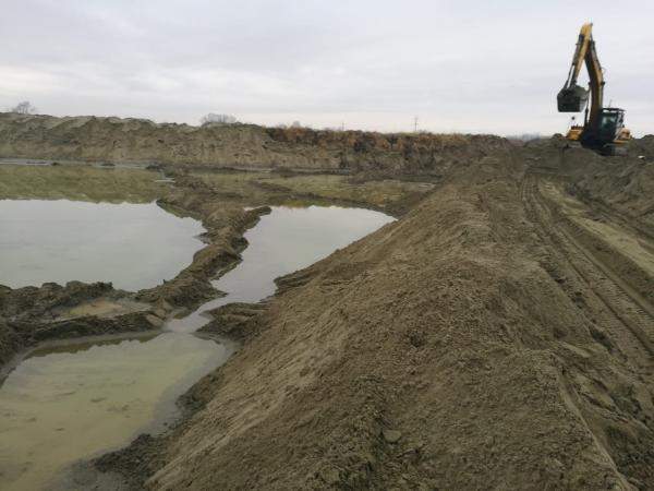 Песок с карьера доставка