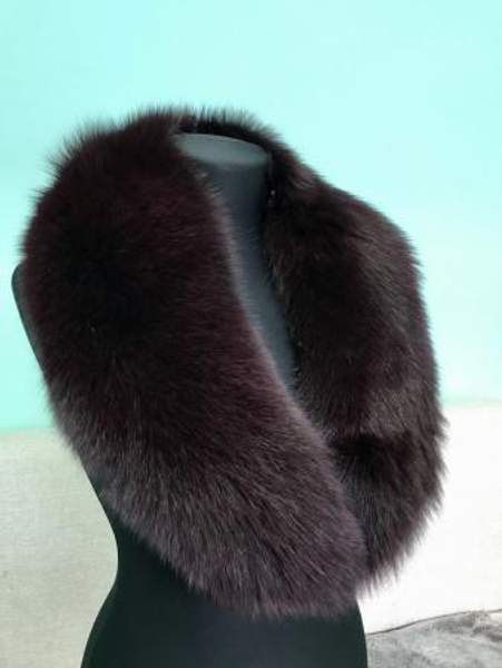 Песцовый воротник из натурального финского меха