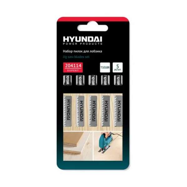 Пилка для лобзика дерево/ламинат T101BR Hyundai