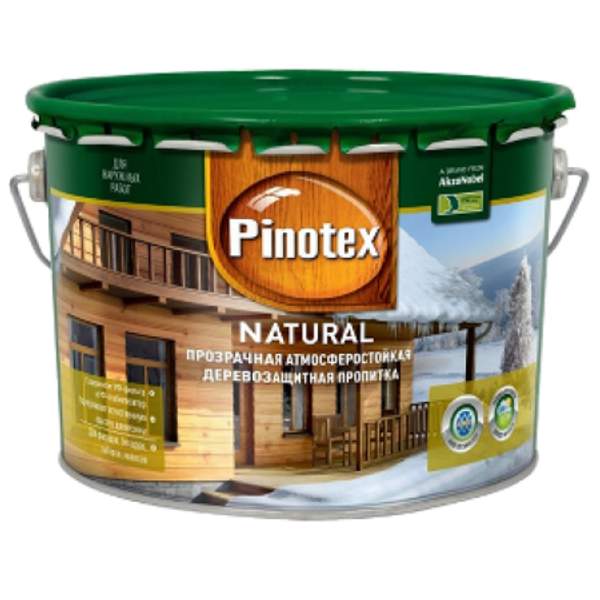 PINOTEX NATURAL ДЕКОРАТИВНО-ЗАЩИТНАЯ ПРОПИТКА ДЛЯ ДРЕВЕСИНЫ ПИНОТЕКС
