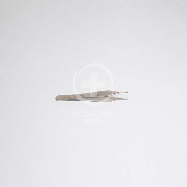 Пинцет Адсона сосудистый с атравматической нарезкой