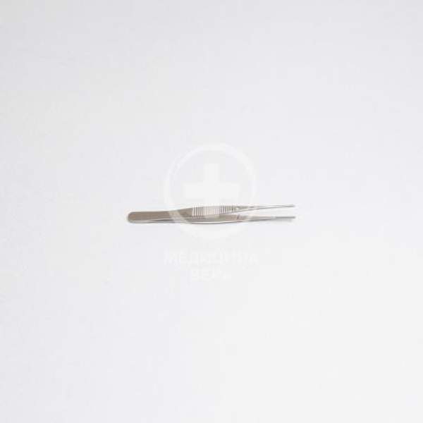 Пинцет глазной анатомический, ПА-100х0,6 мм