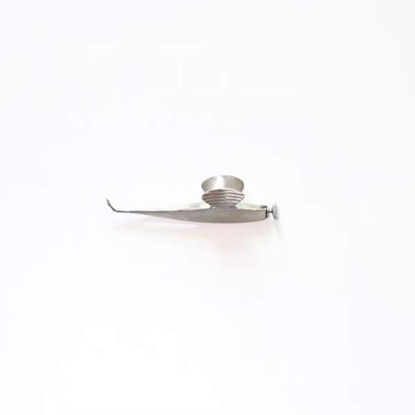 Пинцет-ножницы микрохирургические изогнутые