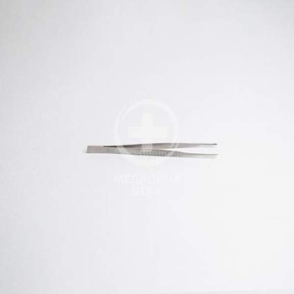 Пинцет сосудистый с двойной нарезкой, 150 мм (П-57)