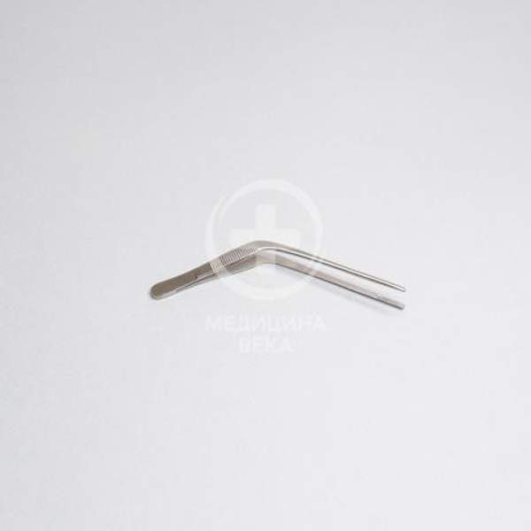 Пинцет ушной горизонтально-изогнутый (П-24)