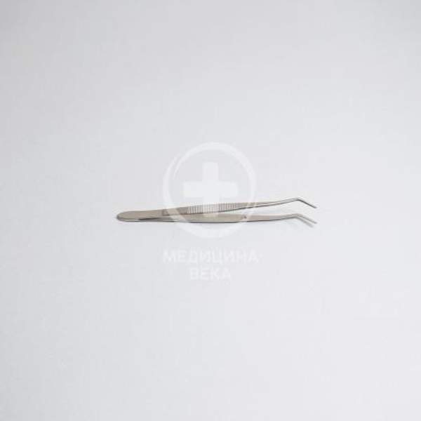 Пинцет зубной с двойным изгибом (П-116)
