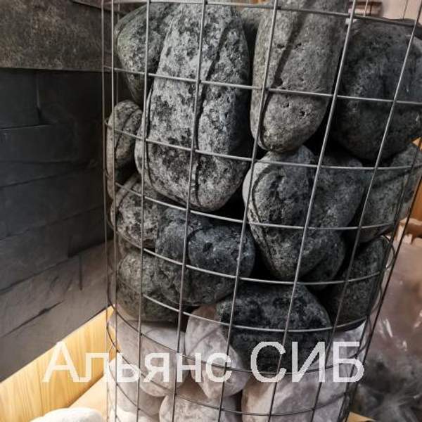 Пироксенит галтованный для бани