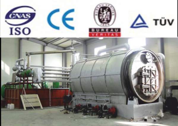 Пиролизная установка, загрузка 7 тонн. LL 2200x6600