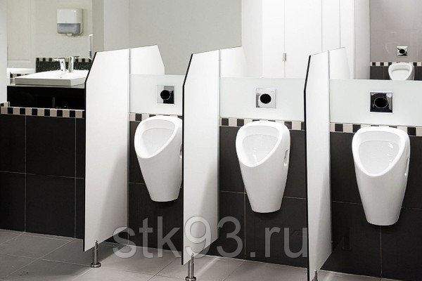 Писсуарные перегородки для ТЦ