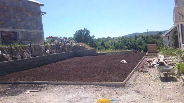 Планировка поверхности под газон