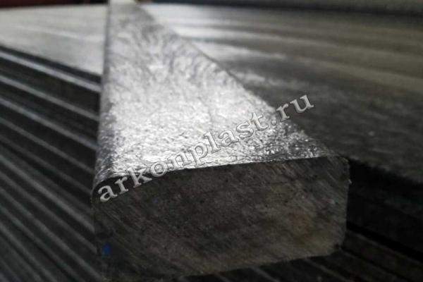 Пластиковая доска для скамеек и лавочек 30х50х1500 черная