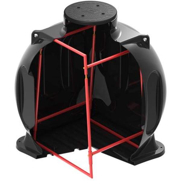 Пластиковый колодец КС-5 с металлокаркасом