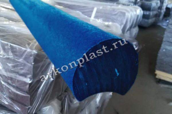 Пластиковый круглый брус с пазом 80х2000 Цветной