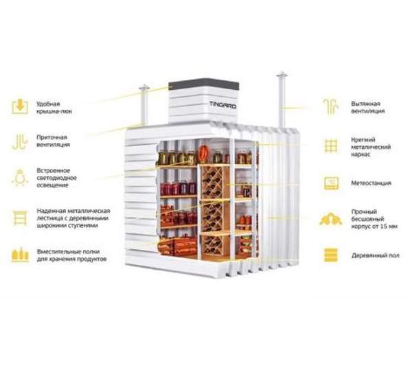 Пластиковый погреб Тинград 3000 (длина 3000 мм)