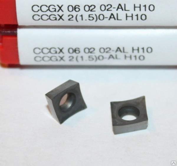 Пластина твердосплавная CCGX 060202, CCGX 060204, CCGX 060208 Sandvik ARNO