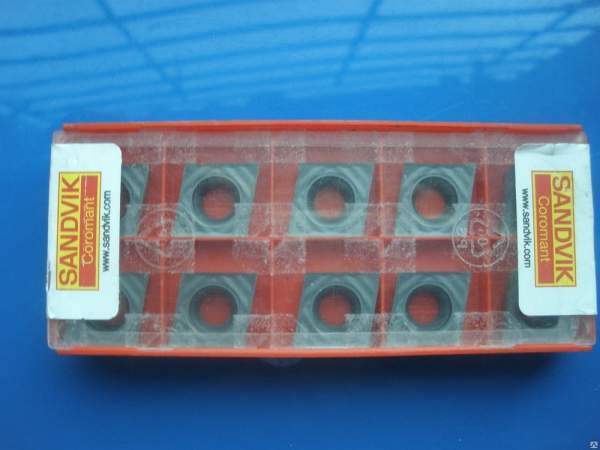 Пластина твердосплавная CCGX 120404, CCGX 120408, Sandvik, ARNO, Mitsubishi