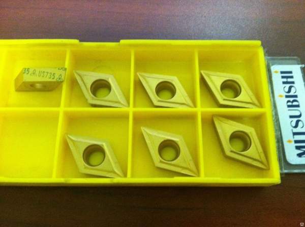 Пластина твердосплавная DCMT 150404, DCMT 150408, DCMT 150412, Sandvik ARNO