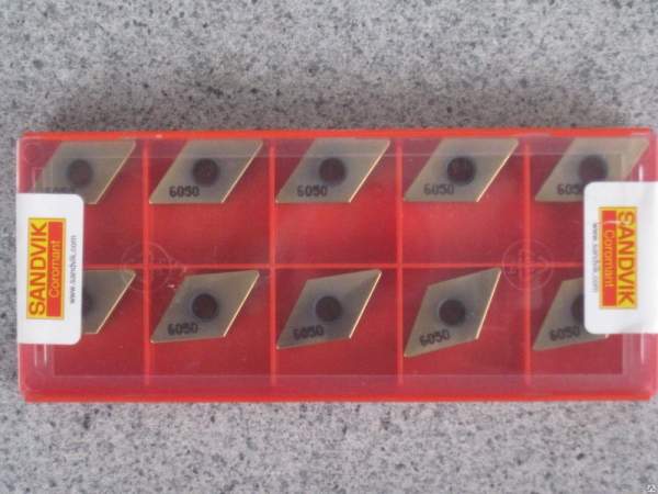 Пластина твердосплавная DNMA 150608, DNMA 150612, Sandvik, ARNO, Mitsubishi