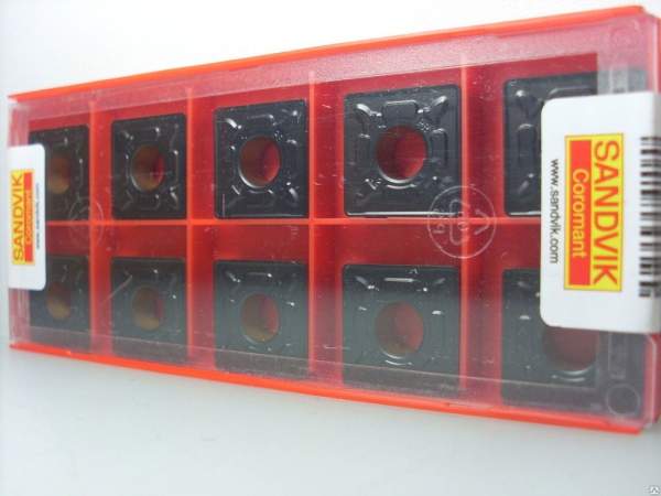 Пластина твердосплавная SNMG 190612, SNMG 190616, SNMG 190624, Sandvik ARNO