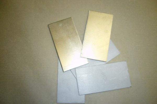 Пластины биметаллические (сталь-бронза)