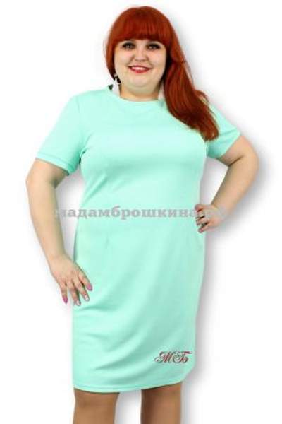 Платье Футляр рубчик