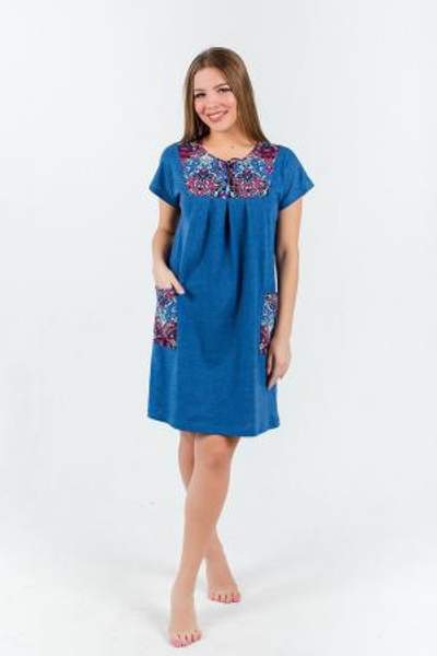 Платье женское Пелагея синий индиго